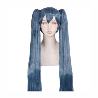 Imagem de Peruca de cosplay Tokyos Ghouls Party, cabelo sintético, azul - taiyua
