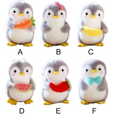 Imagem de Brinquedo de pelúcia de pinguim de pelúcia de 25 cm para crianças e ad