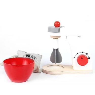 Imagem de Conjunto de máquina de fazer café para cozinha de madeira Pretend Role