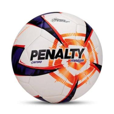 Imagem de Bola Penalty Campo Mag11a R3 XXVI - Única - Branco roxo lar, Branco ro