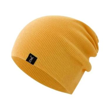 Imagem de Gorro De Inverno Tricotado Unissex Em Várias Cores Com Etiqueta Decora