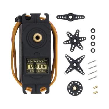 Imagem de 180 graus Servo De Engrenagem Metálica Para Aviões RC, Helicópteros, B