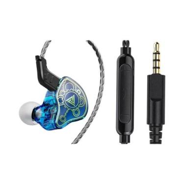 Imagem de Fones De Ouvido HiFi 3D Estéreo Com Fio QKZ Hi7T, Earbuds Intra-auricu