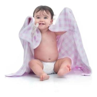 Imagem de Manta Soft Bichinhos Bebê Infantil Cobertor Antialérgico - LOANI