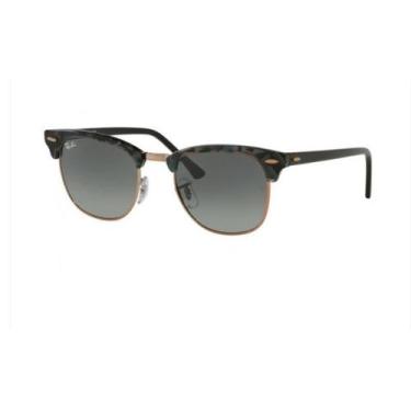 Imagem de Óculos De Sol Unissex Ray-Ban Clubmaster RB3016 1255/71 51, Cinza