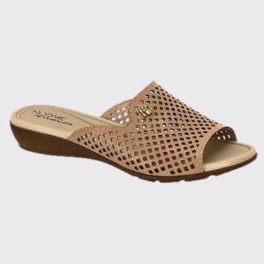 Imagem de Tamanco Feminino Slide Anabela Conforto Modare 7127.258.21736, Nude, 3