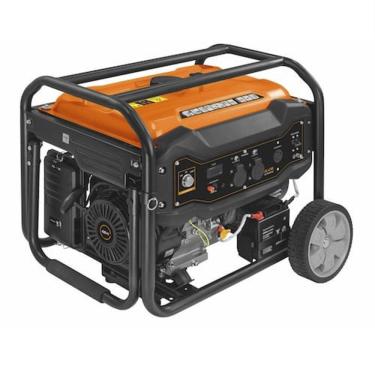 Imagem de Gerador a Gasolina Tramontina GGT9000E 8500W AVR com Rodas Bivolt Laranja