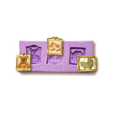Imagem de F1499 molde de silicone quadrinhos confeitaria biscuit - confeitaria d