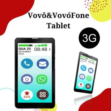 Imagem de Tablet vovôfone icones grandes 32gb zap face insta m10a - MULTILASER