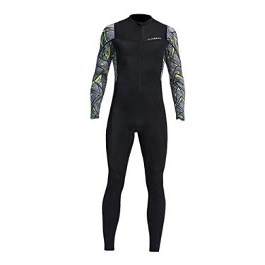Imagem de Fancyes - Traje de Neoprene Premium com Proteção Total - Para Snorkeling e Natação - Adulto Unissex - Elastano - Manga Comprida - Fecho de Zíper