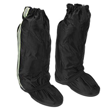 Imagem de Capa de chuva, sapatilhas de neve Correia elástica Botas de chuva com bolsa de armazenamento para passeios de escalada(XXL)