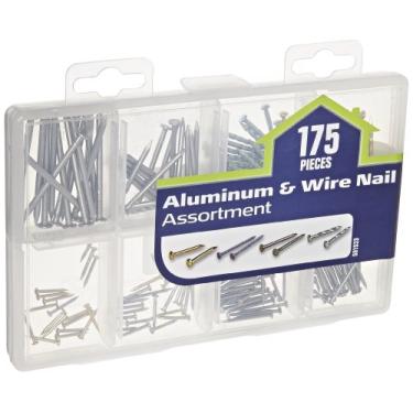 Imagem de The Hillman Group 591533 Conjunto de pregos de arame de alumínio médio, pacote com 175