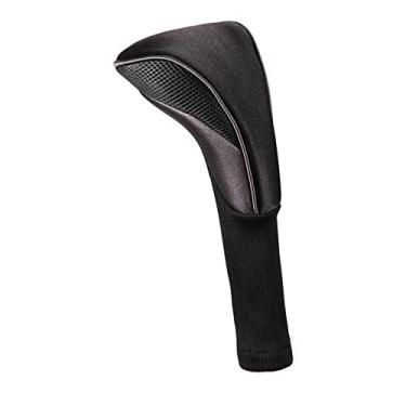 Imagem de YIJU Capas de cabeça de madeira de golfe de compridas, Utilitário anti- à arranhões Capa de taco de golfe Protetor antiderrapante, Madeira do motorista