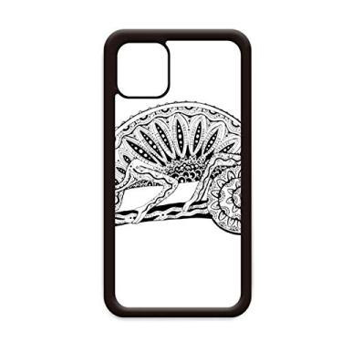 Imagem de Capa com desenho de imagem de lagarto de cauda longa para iPhone 11 Pro Max para Apple Mobile Case