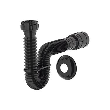 Imagem de Sifão Sanfonado Extensível Censi 74cm Preto