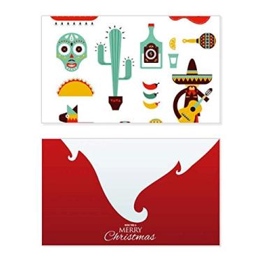 Imagem de Sombrero Tequila Guitar Chili Mexico Elment Holiday Holiday Merry Christmas Parabéns Card Christmas Letter Message