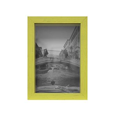 Imagem de Porta Retrato Caixa Liso Para Foto no Tamanho 10X15cm Kapos Amarelo