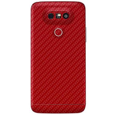 Imagem de Adesivo Skin Premium Fibra de carbono LG G5 (Vermelho)