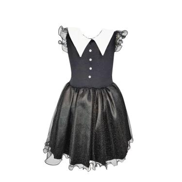 Imagem de Vestido Marie Preto Wandinha Temático Festa Aniversário