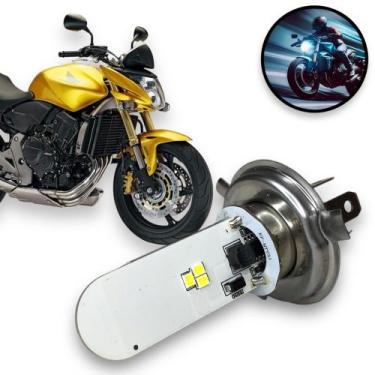 Imagem de Lâmpada Led Moto Honda Hornet H4 6500k Super Branca - Autovex