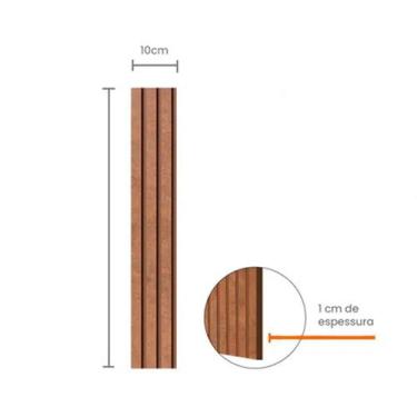 Imagem de Painel Ripado Eva Laminado Autocolante 10Cm Urban Branco 10M - Meuroda