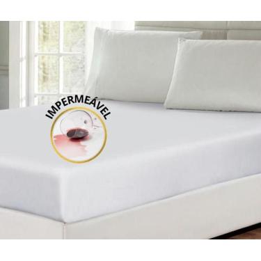 Imagem de protetor de colchão impermeavel para cama queen protege de suor e liqu