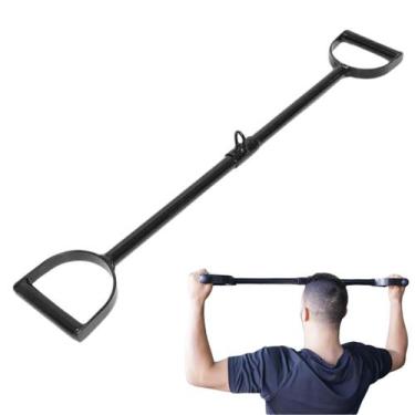 Imagem de Puxador Barra Pulley Reto De 90cm Profissional Para Academia Treino Mu