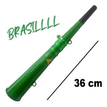 Imagem de Corneta Vulvuzela De Assoprar Brasil Copa - Mania do Esporte, UNICO, V