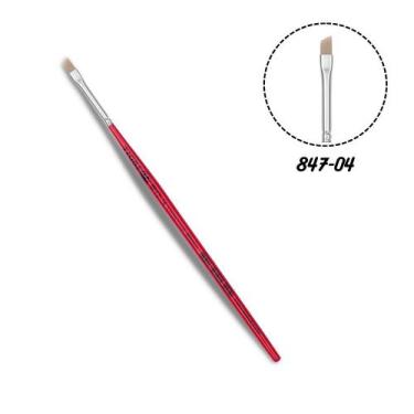 Imagem de Pincel Chato Chanfrado 847-04 Sintético Tigre