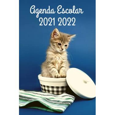 Imagem de Agenda Escolar 2021-2022: Gato Diario Para Estudiantes, Primaria, Secundaria | Planificador y Calendario