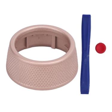 Imagem de Tampa de Botão do Modo de Tração de Tração do Volante Esportivo para 718 e 911 Abs Material, Leve Com o Design do Botão Aumenta o Controle de 2016 a 2023 (Nd ouro)