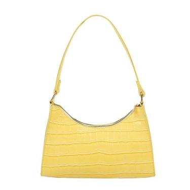 Imagem de Bolsa Sintética Crocodilo PU Pequena de Ombro/Mão Alça Curta - Modas F