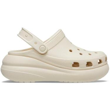 Imagem de Sandália Crocs Classic Crush Platform Clog Bone, Bone, 39