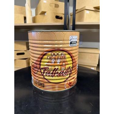 Imagem de Doce de Leite Talhado Pastoso 10kg Lata – Textura Cremosa, Sabor Intenso e Alto Rendimento | Ideal para Padarias, Restaurantes e Fracionamento