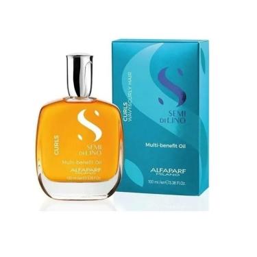 Imagem de Alfaparf Semi di Lino Curls Multi-Benefít Oil Óleo Capilar 100ml