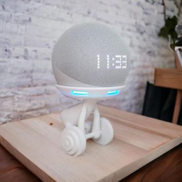 Imagem de Suporte Alexa Echo Dot 3, Dot 4 ou Dot 5. Escultura Robert Love, home 