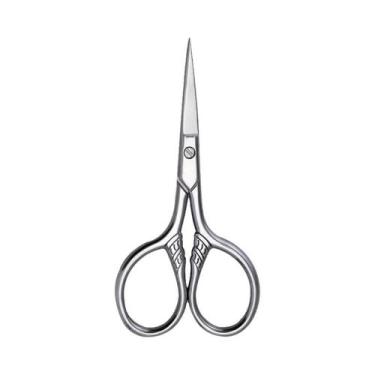 Imagem de Tesoura De Maquiagem De Aço Inoxidável Para Sobrancelhas, Manicure, Cu
