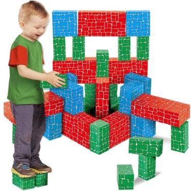 Imagem de Bloco de construção de papelão Exercise N Play Jumbo 40 unidades para 