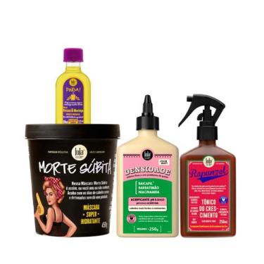 Imagem de Kit Lola Morte Subita Masc + Densidade Acidificante + Rapunzel Tonico 