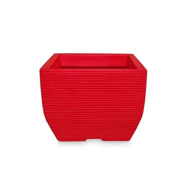 Imagem de Vaso De Planta Quadrado Decorativo Polietileno 30X40 Ferrari