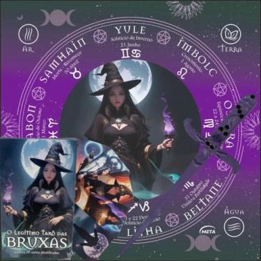 Imagem de Kit O Legítimo Tarô das Bruxas 78 Cartas + Toalha + Athame - META ATAC