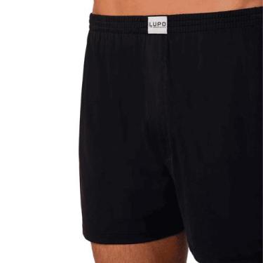 Imagem de Cueca Lupo Samba Canção Poliamida 18608-001, Preto, 1, GG