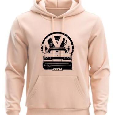 Imagem de Moletom Personalizado e Flanelado Com Capuz V W - Hs, Bege, M