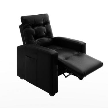 Imagem de Poltrona Reclinável Titano Revestimento Sintético Preta
