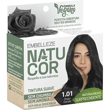 Imagem de Embelleze Tinta De Cabelo Natucor Individual Preto Carvão 1.01 Naturalmente Surpreendente