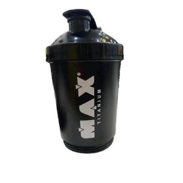 Imagem de Coqueteleira 3 Doses (600ml) - Cor: Preta - Max Titanium