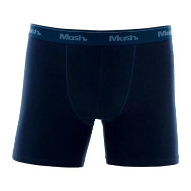 Imagem de Kit C/ 2 Cuecas Boxer Longa Mash 070.40, Azul-marinho, M
