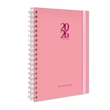 Imagem de Agenda Planner Semanal Plus 2026 Personalizada Solid Colors Rosa Pink