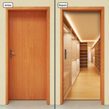 Imagem de Adesivo Decorativo de Porta - Closet - Armário - 120cnpt - Allodi
