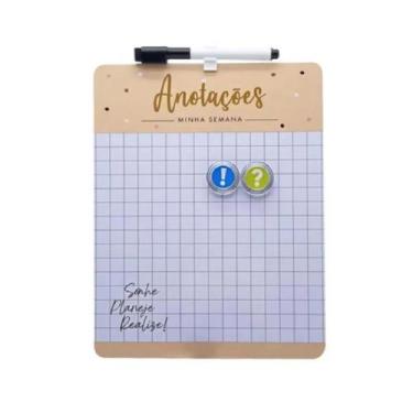 Imagem de Quadro Lousa Magnética Planner Imã Porta Recados - Fwb, 3